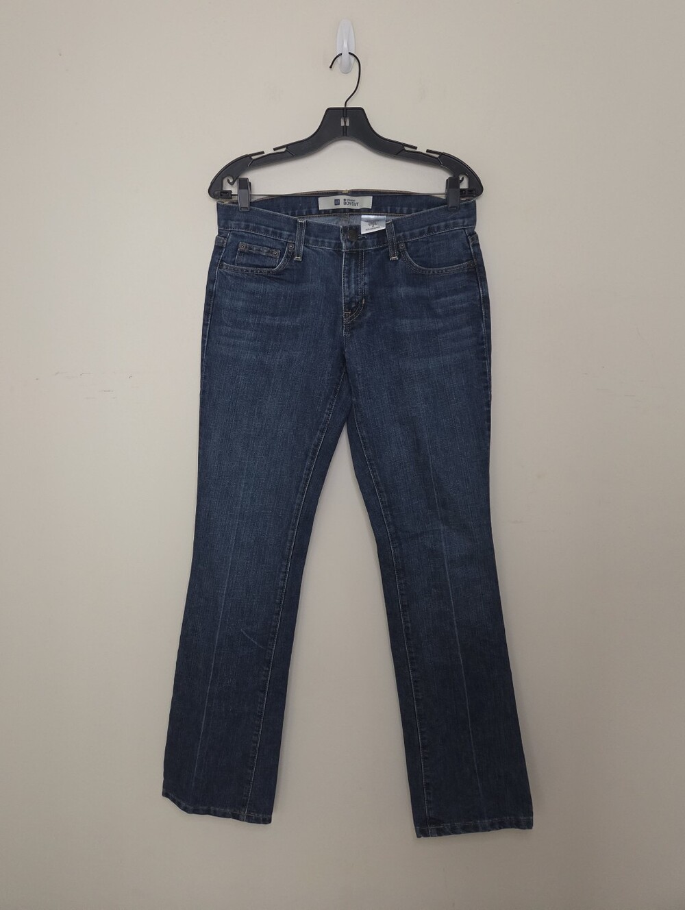 Women'd Gap Straight Boy Cut Jeans Sz 6 Regular